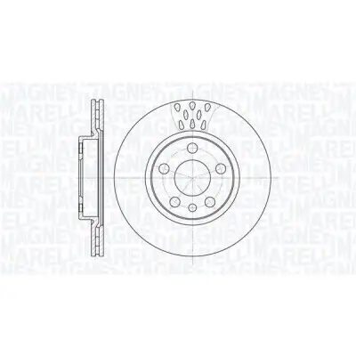 Nuevo Modelo Disco de freno MAGNETI MARELLI 361302040232